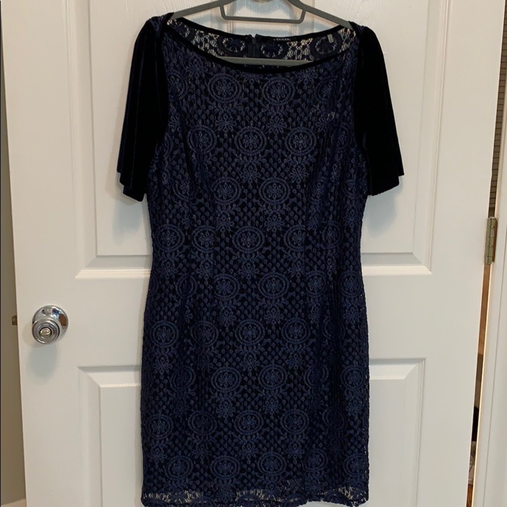 Tahari Blue Dress